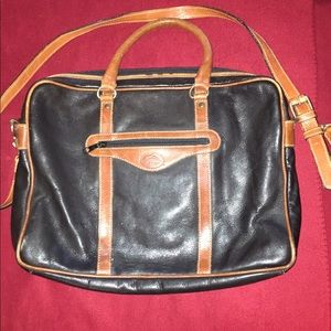 Vintage Delfino Leather Briefcase